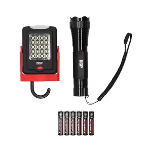 Kit Linterna De Trabajo + Linterna De Mano DGP