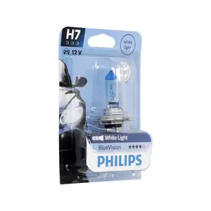 Ampolleta BlueVision H3 de 12v y 55w Base Pk22s PHILIPS - Autoplanet