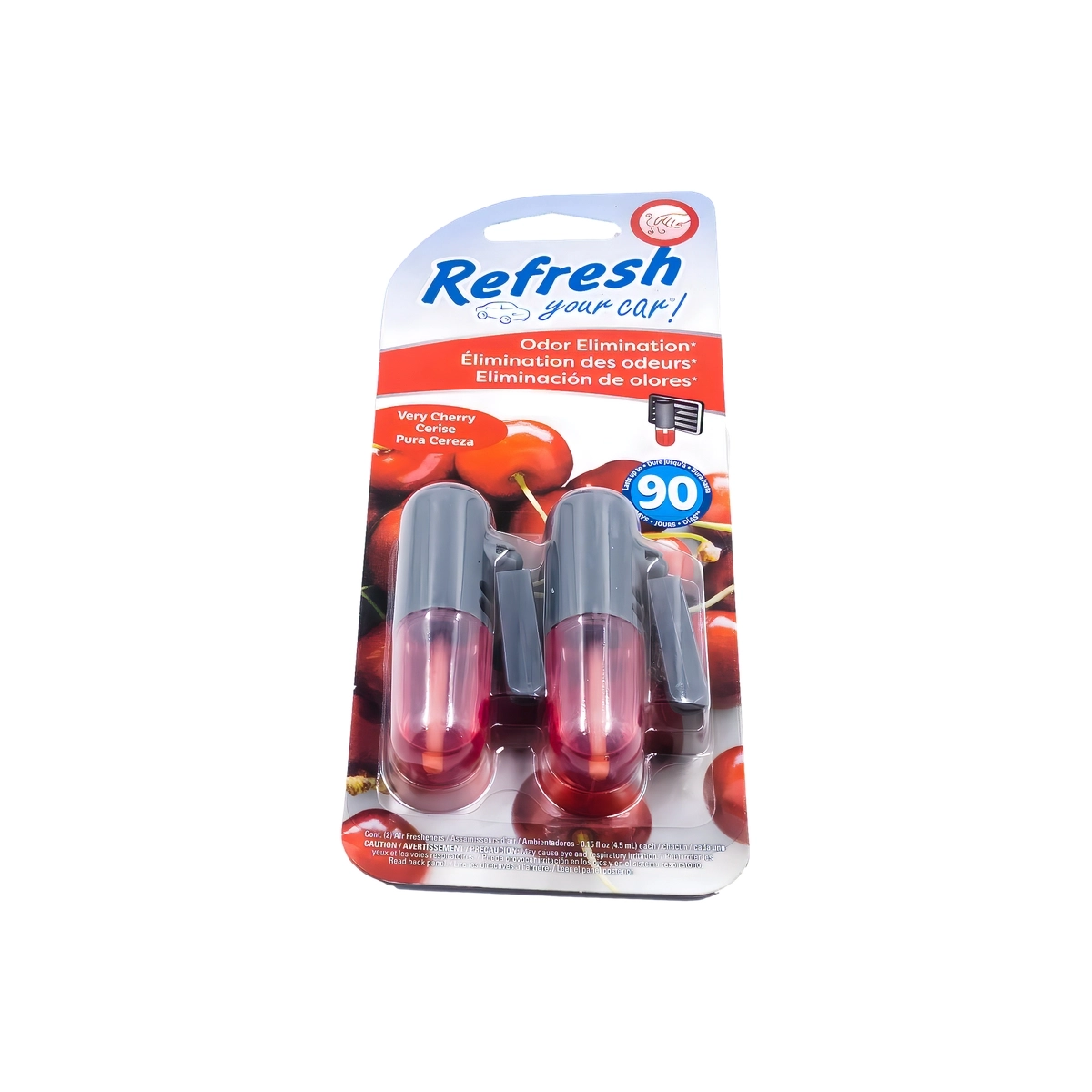 Aromatizante REFRESH Mini Oil Very Cherry x2 – ventilación REFRESH