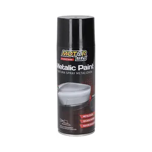Pack De 3 Sprays De Pintura AUPROPAINT GLOSS Negro Brillante, 400ml Cada Uno, Secado Rápido, Universal