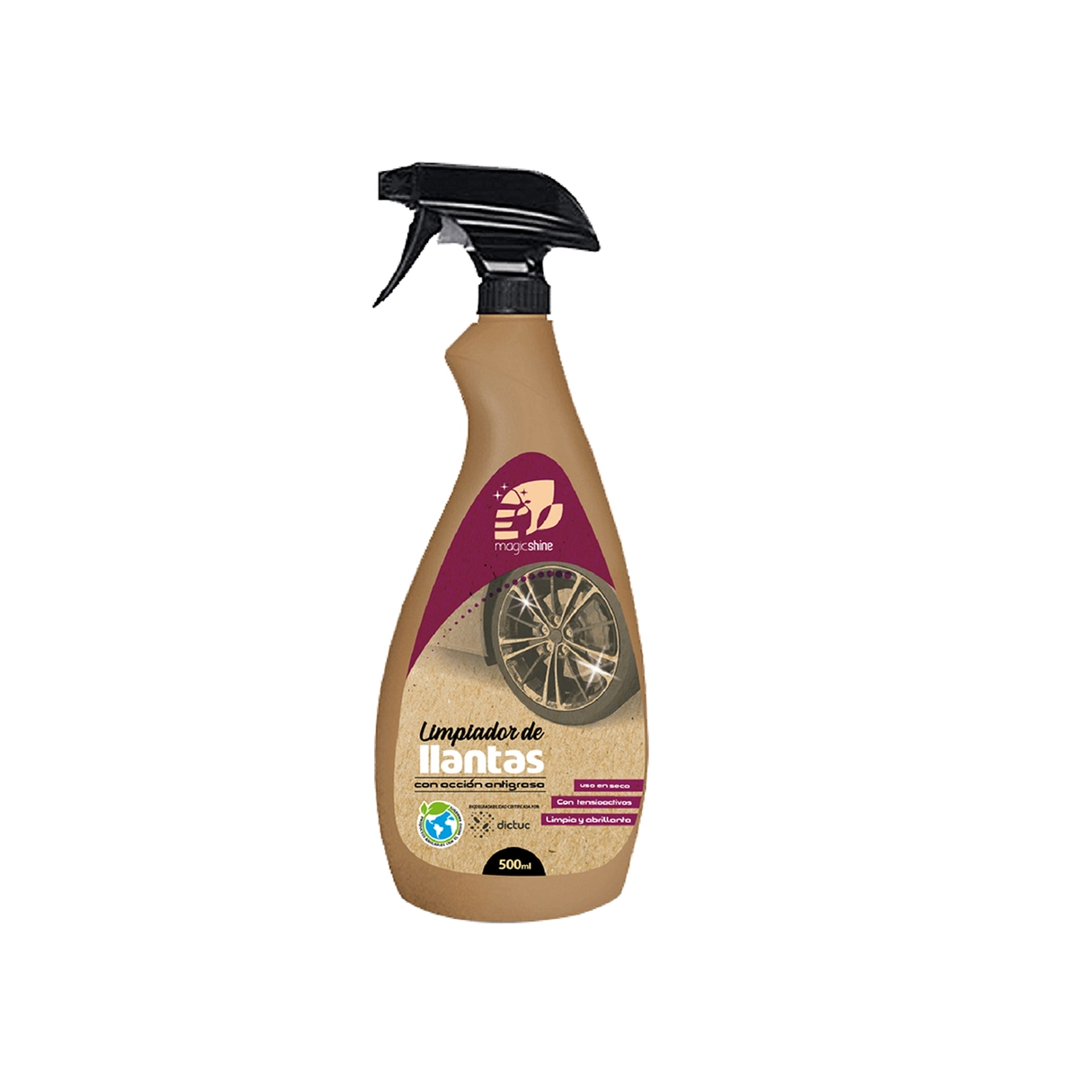 Limpiador de Llantas Magic Shine 500 ml (MSH-007) MAGIC SHINE