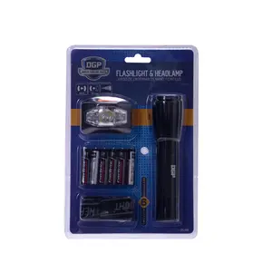 Kit Linterna Manos Libres + Linterna De Mano DGP