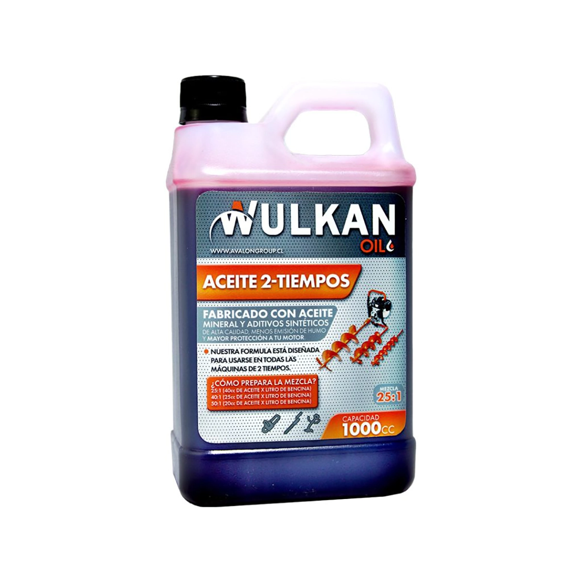 Aceite 2T WULKAN 1000cc WULKAN - Autoplanet