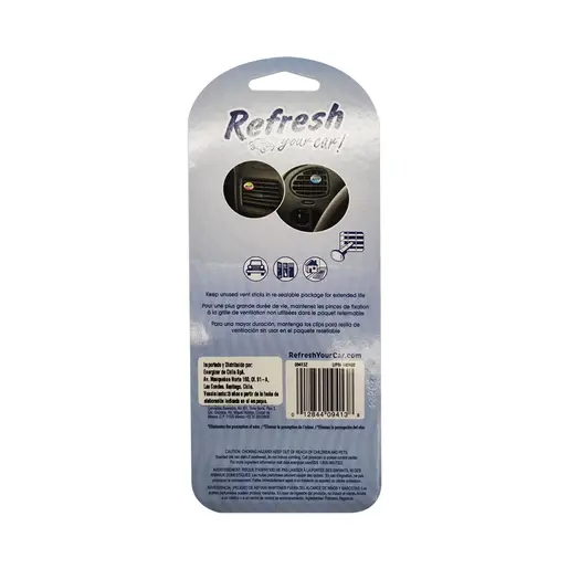 Aromatizante REFRESH Clip Cool Breeze/New Car x6 – ventilación